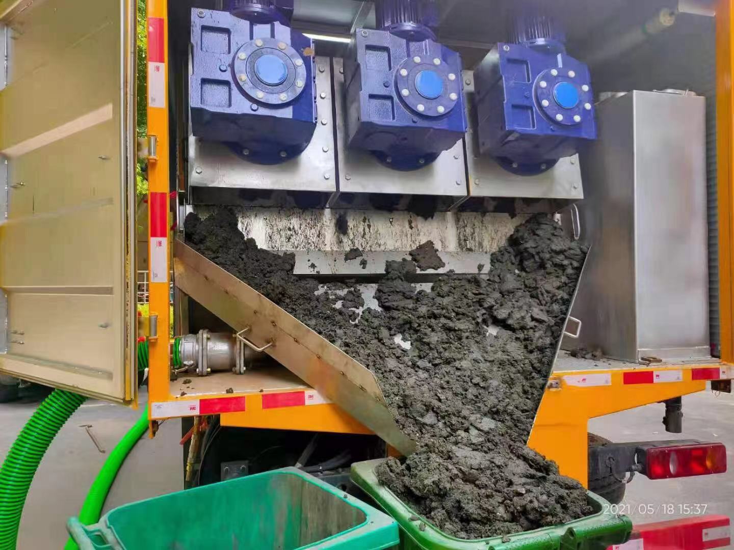 交口化粪池清掏城市维护站-泥浆净化干湿分离处理